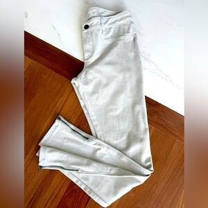 A&F Women Skinny Pant Leggings Abercrombie Elastic Cream Pants Size 2 / 26